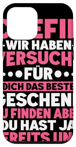 Hülle für iPhone 12 mini Chefin Wir Haben Versucht Für Dich Das Beste Geschenk Arbeit von Sarkastischer Chef Mitarbeiter Kollege Arbeit