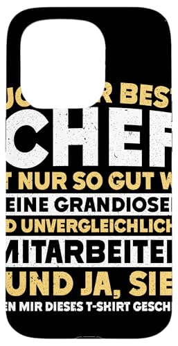 Hülle für iPhone 15 Pro Stolzer Chef Von Tollen Mitarbeitern Kollege Arbeit Büro von Sarkastischer Chef Mitarbeiter Kollege Arbeit