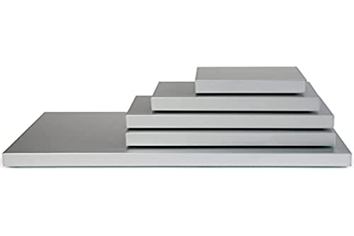 Saro Kühl-Servierplatte Modell Stay Cool 1/2 GN, Metall, silber, 32.5 x 26.5 x 3.6 cm von Saro
