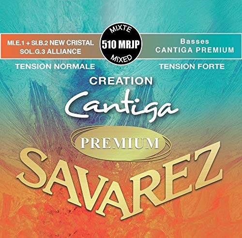 Savarez Saiten Klassische Gitarre Creation Cantiga Premium Gemischte Spannung normaler/starker Satz von Savarez