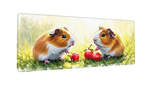 Gaming Mauspad Tiermaus Mauspad XXL 800x400x3 MM, Wetterfest Anti Rutsch Schreibtisch Mouse Pad verbessert Präzision und Geschwindigkeit, Gaming Zubehör für Home Zimmer Deko Aesthetic W-620 von Saweefog