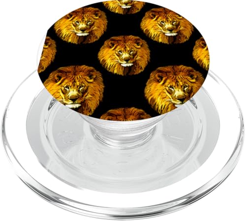 Igbo Isi AGU Löwenkopf Feni Amatiye Design PopSockets PopGrip für MagSafe von Saytoons