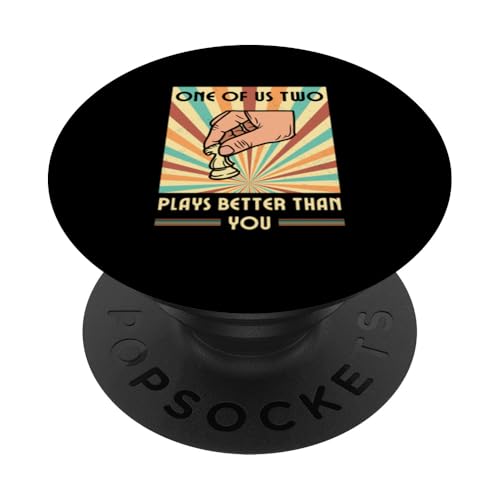 Einer von uns beiden spielt besser als du Schach PopSockets Klebender PopGrip von Schach Figuren Zubehör Kleidung und Geschenke