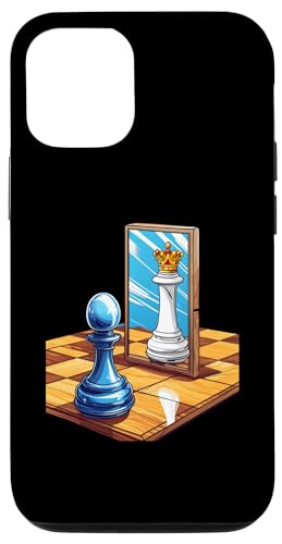 Hülle für iPhone 13 Pro Bauer Spiegel Königin Reflexion von Schach Spielen Schachmatt