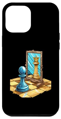 Hülle für iPhone 15 Plus Bauer Spiegel Königin Reflexion von Schach Spielen Schachmatt