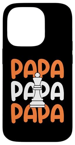 Schachspieler Papa Vater Schach Hülle für iPhone 14 Pro von Schachbrett Schachfiguren Schachspieler Schach