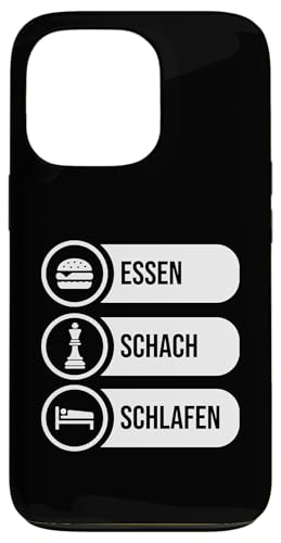 Schachspieler Schach Hülle für iPhone 13 Pro von Schachbrett Schachfiguren Schachspieler Schach