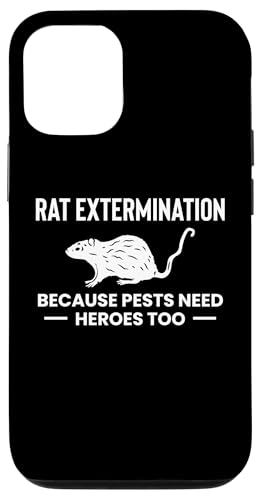 Hülle für iPhone 14 Pro Rat Extermination Because Pests Need Heroes Too von Schädlingsbekämpfer Kammerjäger Design Idee