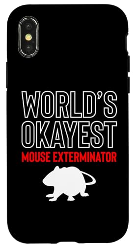 Hülle für iPhone X/XS Worlds Okayest Mouse Kammerjäger von Schädlingsbekämpfer Kammerjäger Design Idee