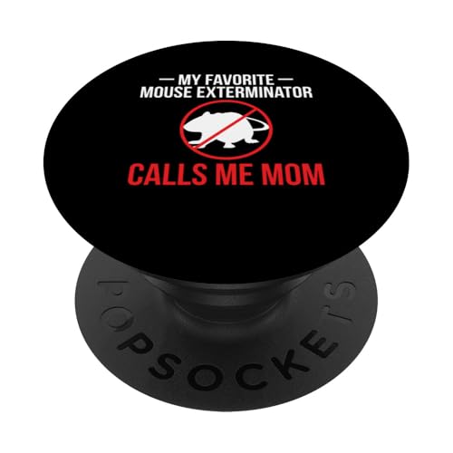 My Favorite Mouse Exterminator Calls Me Mom Muttertag PopSockets mit austauschbarem PopGrip von Schädlingsbekämpfer Kammerjäger Design Idee