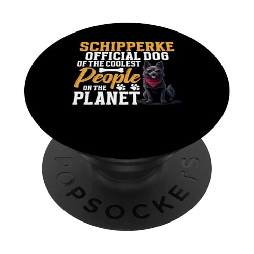 Schipperke Besitzer Hundefreunde Hundebesitzer Schipperke PopSockets Klebender PopGrip von Schipperke Graphic Clothes For Dog Lovers