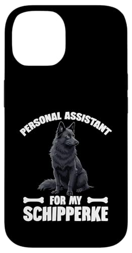 Schipperke Puppy, persönlicher Assistent, Enthusiast, Schipperke Hülle für iPhone 14 von Schipperke Graphic Clothes For Dog Lovers