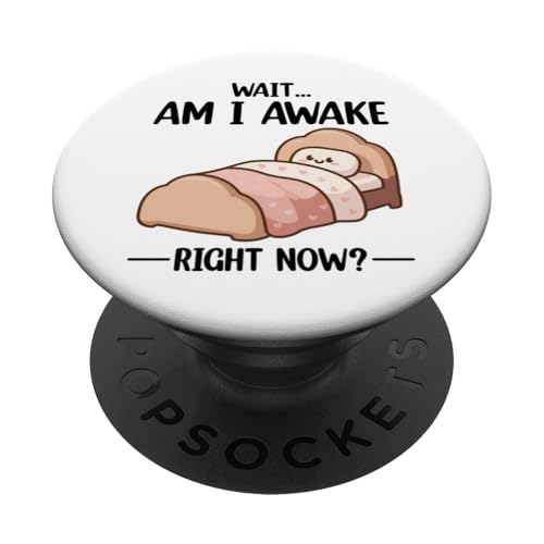 Witziger Schlaf Spruch PopSockets Klebender PopGrip von Schlafen Designs