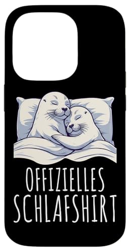 Offizielles Schlafshirt Robbe Nickerchen Schlafanzug Hülle für iPhone 14 Pro Offizielles Schlafshirt Robbe Nickerchen Schlafanzug Hülle für iPhone 14 Pro von Schlafende Tiere Napper Spätaufsteher Nachtwäsche