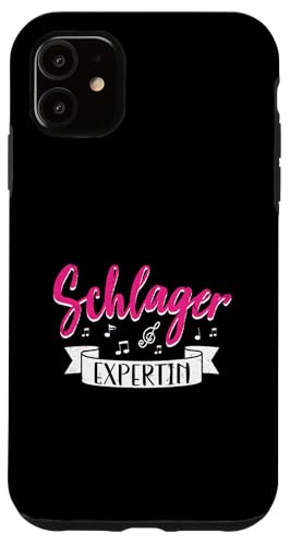 Hülle für iPhone 11 Schlager Expertin Popmusik Volksmusik Schlagermusik von Schlager Liebhaber Volksfest Schlagerparty Design