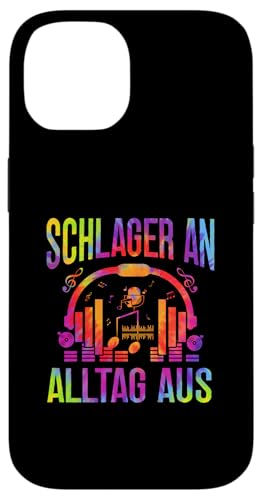 Hülle für iPhone 14 Schlager An Alltag Aus Schlagerparty Schlagermusik von Schlager Musik Volksfest Schlagerfestival Design