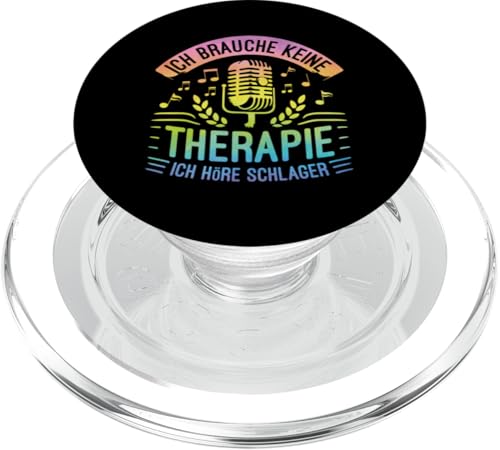 Ich Brauche Keine Therapie Schlagermusik Schlager PopSockets PopGrip für MagSafe von Schlagerstar Schlagermusik Hitparade Design