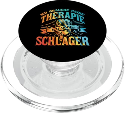 Ich Brauche Keine Therapie Schlagermusik Schlager PopSockets PopGrip für MagSafe von Schlagerstar Schlagermusik Hitparade Design