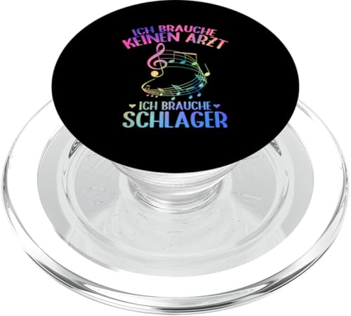 Ich Brauche Keinen Arzt Ich Brauche Schlager PopSockets PopGrip für MagSafe von Schlagerstar Schlagermusik Hitparade Design