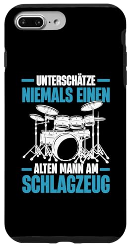 Hülle für iPhone 7 Plus/8 Plus Musiker Lustiges Schlagzeuger Alten Mann Am Schlagzeug von Schlagzeug Spieler Drummer Geschenke