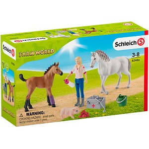 Schleich® Farm World 42486 Arztbesuch bei Stute und Fohlen Spielfiguren-Set von Schleich®