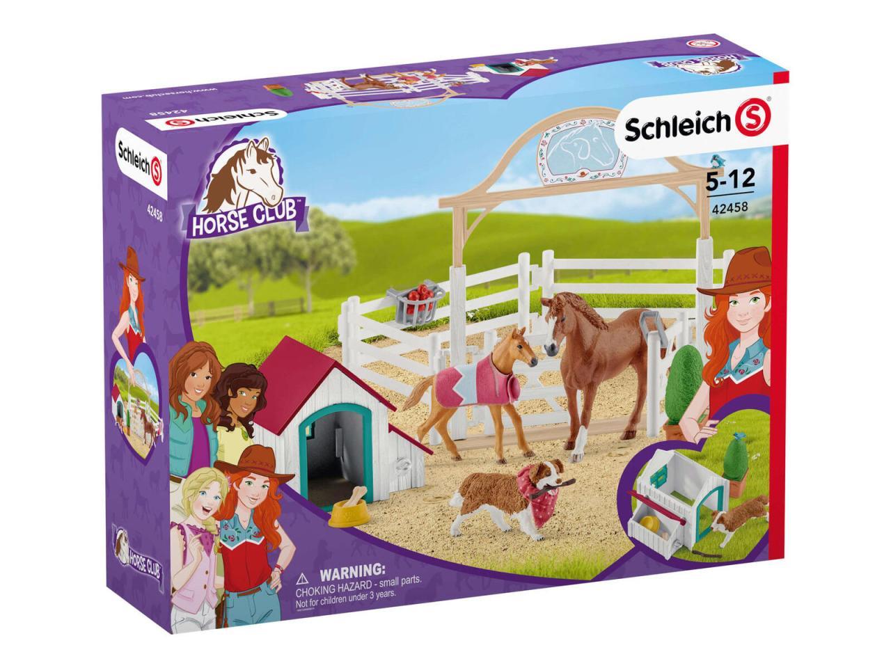 Schleich® Spielfiguren-Set Horse Club Hannahs Gastpferde mit Hündin Ruby 42458 von Schleich®