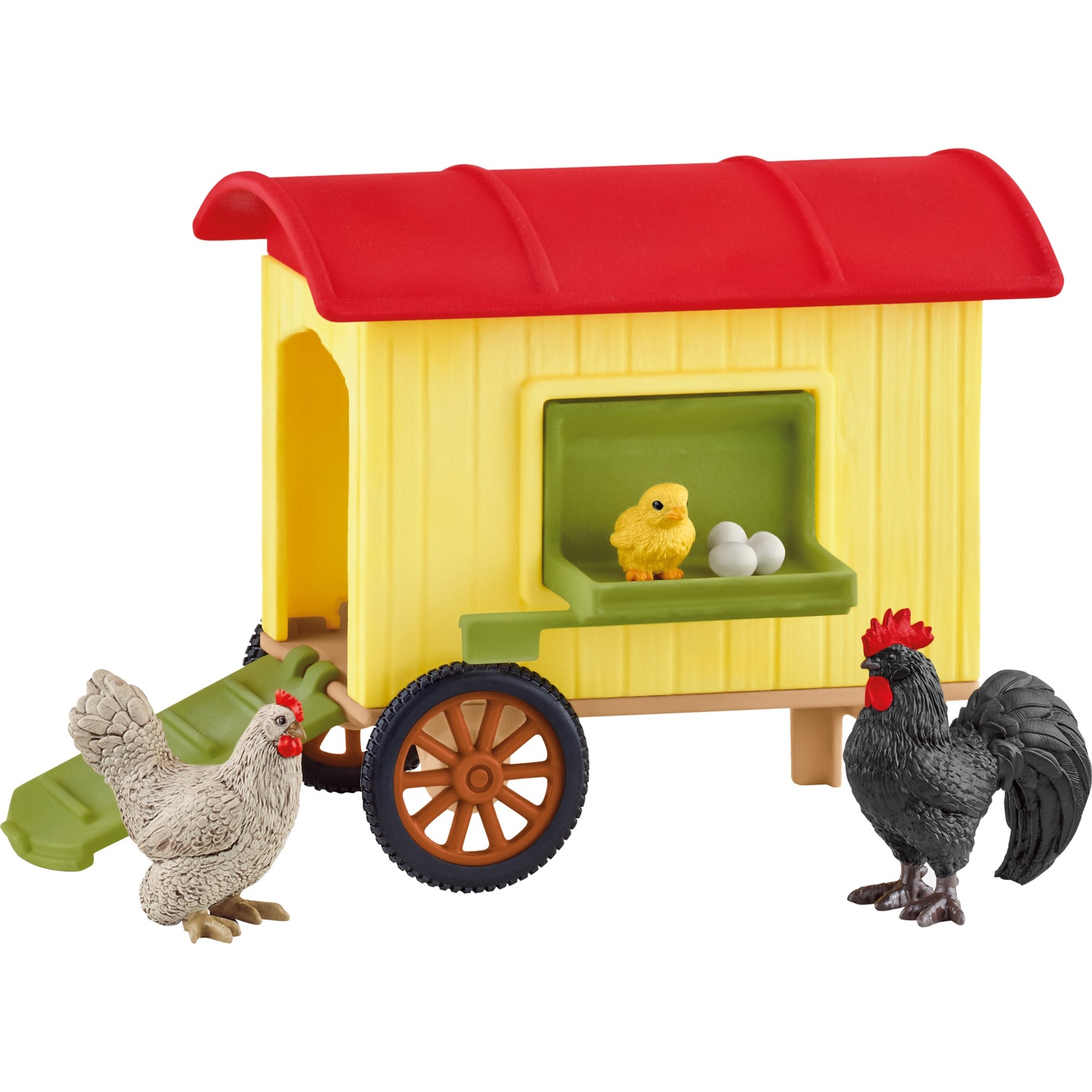 Farm World Mobiler Hühnerstall, Spielfigur von Schleich