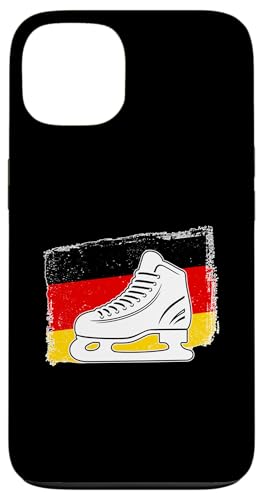 Schlittschuhfahrer Deutschland Flagge Schlittschuhe Hülle für iPhone 13 von Schlittschuhe Schlittschuhfahren