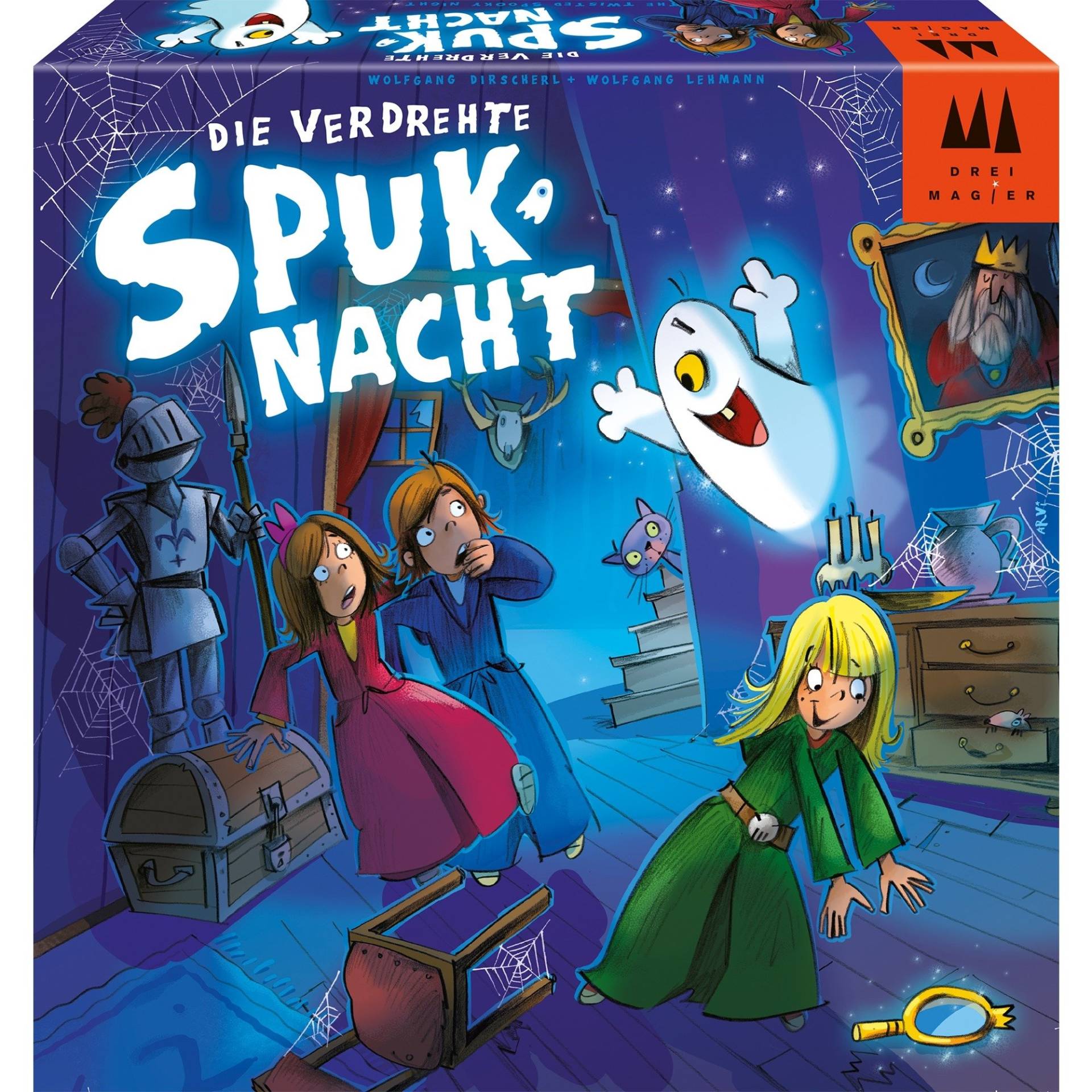 Drei Magier: Die verdrehte Spuknacht, Brettspiel von Schmidt Spiele