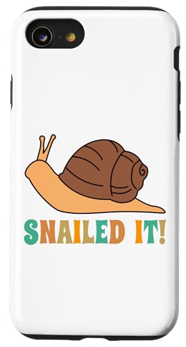 Hülle für iPhone SE (2020) / 7 / 8 Witziger Schnecken Spruch von Schnecke Weinbergschnecke