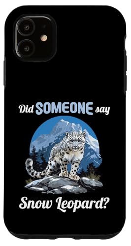 Snow Leopard Schneeleoparden Schneeleopard Hülle für iPhone 11 von Schneeleoparden Schneeleopard Geschenk Shop