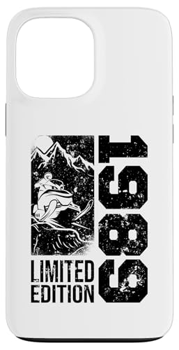 Hülle für iPhone 13 Pro Max Motor-Schneemobil Jahrgang 1989 Geburtstag Schneemobil von Schneemobil Zubehör Geschenke Shirts