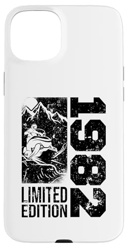 Hülle für iPhone 15 Plus Motor-Schneemobil Jahrgang 1982 Geburtstag Schneemobil von Schneemobil Zubehör Geschenke Shirts