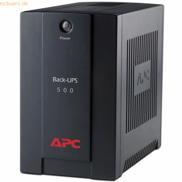 Schneider Electric APC Back-UPS 500VA, AVR, IEC outlets, EU Medium von Schneider Electric