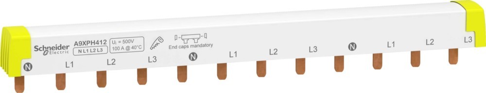 Schneider Electric Phasenschiene Steg A9XPH412 von Schneider Electric