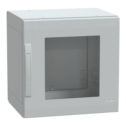 Schneider Electric Polyestergehäuse bodenst. PLA komplett abgedichtet 500x500x420mm IP65, transp. T von Schneider Electric