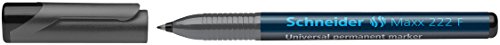 Schneider Schreibgeräte Universalmarker permanent Maxx 222 F, 0,7 mm, schwarz von Schneider Schreibgeräte