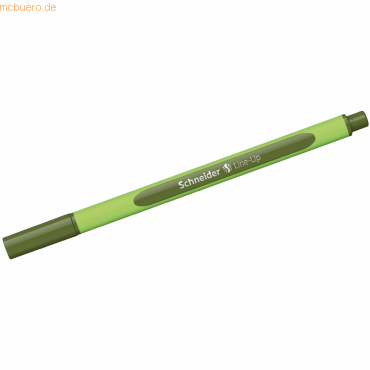 5 x Schneider Fineliner Line-Up 0,4 mm olive-green von Schneider