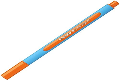 SCHNEIDER,152206,Slider AA8Edge StickBallpoint Pen ExtraOrange – Kugelschreiber (Stick Ballpoint Pen, orange,blau, orange, Extra, Edelstahl, 1, 4 Mm) von Schneider