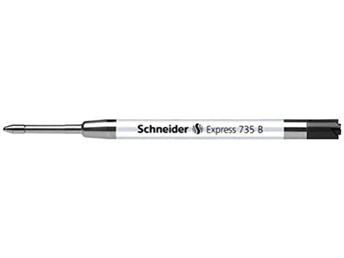 Schneider Express 735 B Internationale Großraummine (ISO 12757-2 G2, dokumentenecht) 10er Packung schwarz von Schneider