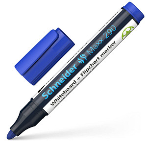 Schneider Maxx 290 Whiteboard- und Flipchart-Marker blau 2,0 - 3,0 mm, 1 St. von Schneider