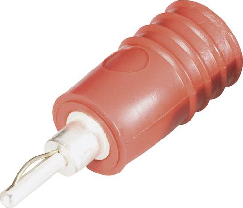 Schnepp ÜS 2040 Übergangsstecker Stecker 2mm - Buchse 4mm Rot von Schnepp