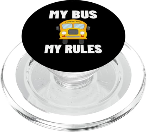 Mein Bus Meine Regeln Klassischer Schulbusfahrer in Notlage PopSockets PopGrip für MagSafe von School Bus Driver Student Delivery Gear