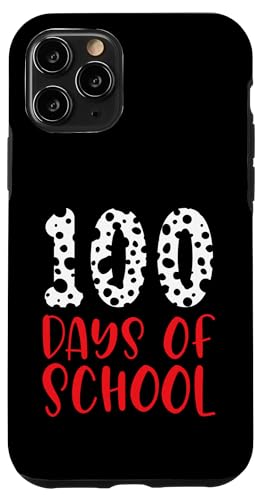 Hülle für iPhone 11 Pro 100 Days of School Dalmatiner Happy 100th Day Teacher Student von School Milestone Magic