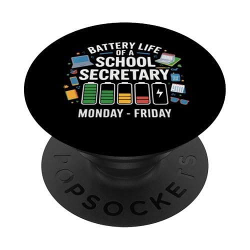 Schulsekretärin Zurück zur Schule Assistent Beruf PopSockets Klebender PopGrip von School Secretary Back To School