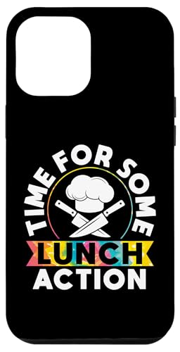 Hülle für iPhone 12 Pro Max Time For Some Lunch Action Lady Schulkantine von Schulkantine Lunch Lady Schule Design