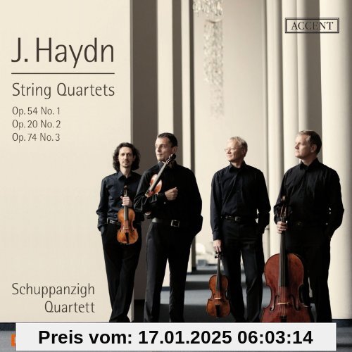 Haydn: Streichquartette Opp.54/1-20/2-74/3 von Schuppanzigh-Quartett