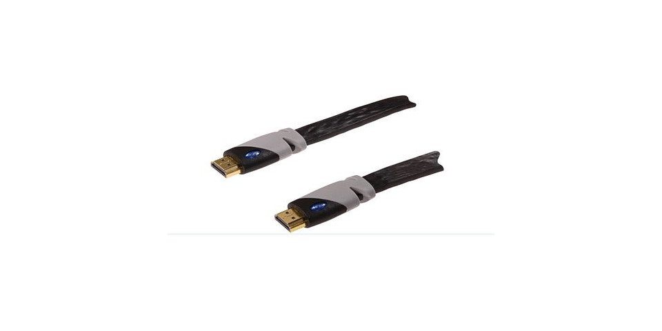 Schwaiger Schwaiger HDMI® Anschlusskabel HDMF15 533 flach HDMI-Kabel von Schwaiger