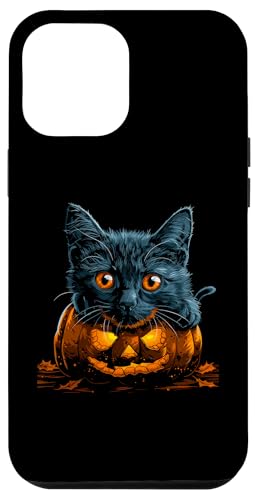 Hülle für iPhone 12 Pro Max Schwarze Katze Halloween Kostüm Kürbis Für Frauen von Schwarze Katze Kürbis Halloween Outfits