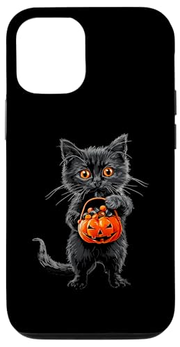 Hülle für iPhone 15 Pro Schwarze Katze Halloween Kostüm Kürbis Für Frauen von Schwarze Katze Kürbis Halloween Outfits